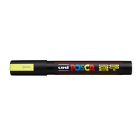 Posca Paint Marker PC-5M Fluro Yellow Medium Bullet Tip