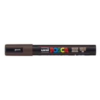 Posca Paint Marker PC-5M Dark Brown Medium Bullet Tip