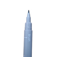 Uni Pin Fineliner Brush Tip Light Grey