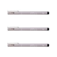 Uni Pin Fineliner Light Grey Pen Singles 