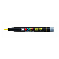 Posca PCF350 Paint Pen Brush Tip Yellow