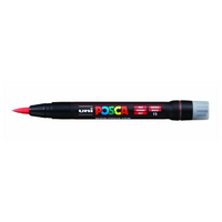 Posca PCF350 Paint Pen Brush Tip Red