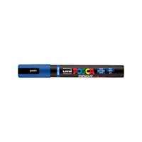 Posca  PC5BR Paint Marker Brush Tip Blue