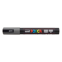 Posca PC5M Paint Marker Medium Deep Grey