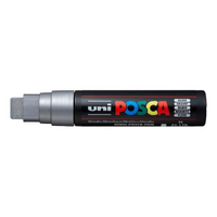 Posca PC17K Broad Chisel Paint Marker Silver