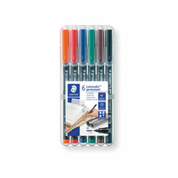 Staedtler Lumocolor Medium Marker Set 6