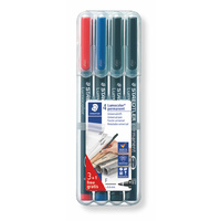 Staedtler Lumocolor Fine 0.6 Marker Set 4