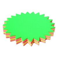 Starburst Card Fluoro 205mm Pack 60