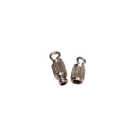 Barrel Clasp Silver Pack 10