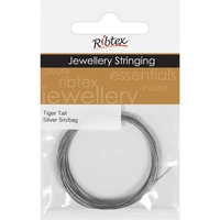 Ribtex Tiger Tail Silver 5m
