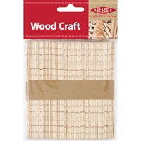 Construction Sticks Natural Pack 150
