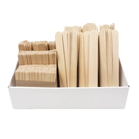 Wood Craft Sticks Pack 600 Assorted Natural