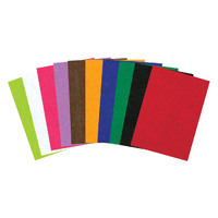Stiffened Felt Sheets A3 Pack 10 Assorted Colours