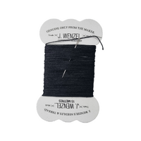 J Wenzel Waxed Linen Thread 15m Black