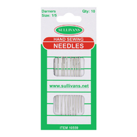 Hand Sewing Needles Darners 1/5 Pack 10