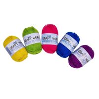 Knitting Wool 8 Ply Pack 5 Assorted