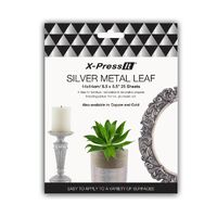 Imitation Silver Leaf Pack 25