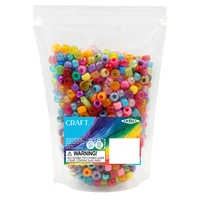 Pony Beads 250gm Lux Mix