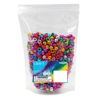Pony Beads Metallic Pack 250g
