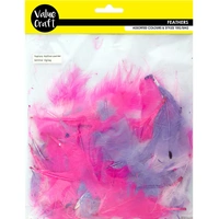 Craft Feathers 10g Hot Pink Lavender