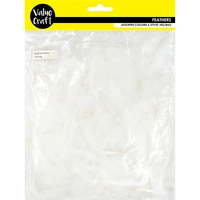 Craft Feathers 6g White