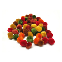 Pom Poms 13mm Pack 50 Autumn Colours