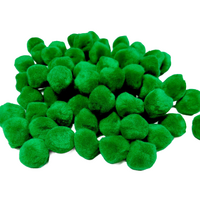 Pom Poms 25mm Pack 30 Green