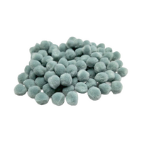 Pom Poms 13mm Pack 100 Grey