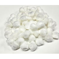 Pom Poms Bag of 100 White 25mm