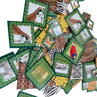 Paper Mosaics 1000 Pieces Jungle Animals