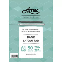 Arttec Bank Pad A4 50gsm