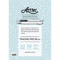 Arttec Trace Pad 90gsm A3