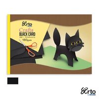 Arto Black Card Pad A4 180gsm