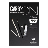 Clairefontaine Carb'On Drawing Pad A4 Black