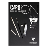 Clairefontaine Carb'On Drawing Pad A3 Black