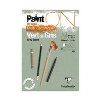PaintOn Pad 250gsm Grey Green A4
