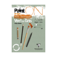 PaintOn Pad 250gsm Grey Green A3