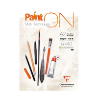 PaintOn Pad 250gsm White A2