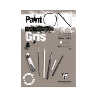 PaintOn Pad 250gsm Grey A3