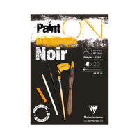 PaintOn Pad 250gsm Black A3