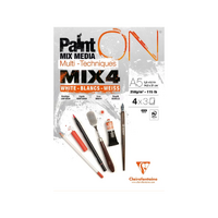 PaintOn Pad 250gsm Assorted Mix 4 A5