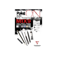 PaintOn Pad 250gsm Assorted Mix 9 A5