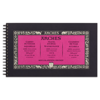Arches Watercolour Travel Journal 15x25cm 300gsm Hot Press