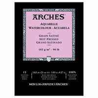 Arches Watercolour Pad 185gsm A5 Hot Press