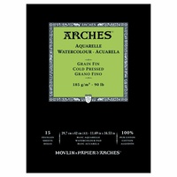 Arches Watercolour Pad 185gsm A3 Cold Press