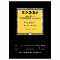 Arches Watercolour Pad 185gsm A4 Rough