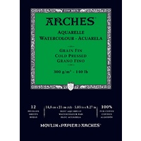 Arches Watercolour Pad 300gsm A5 Cold Press 
