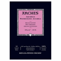 Arches Watercolour Pad 300gsm A3 Hot Press