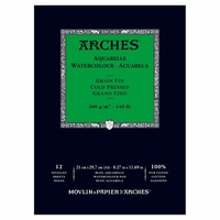 Arches Watercolour Pad 300gsm A4 Cold Press 