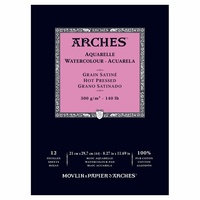 Arches Watercolour Pad 300gsm A4 Hot Press
